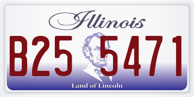 IL license plate B255471