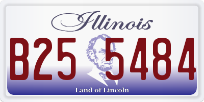 IL license plate B255484