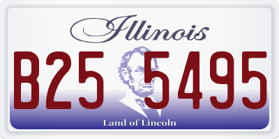 IL license plate B255495