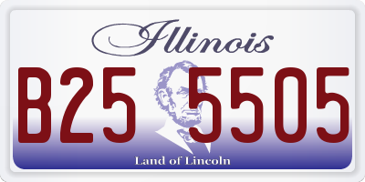IL license plate B255505
