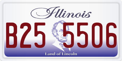 IL license plate B255506