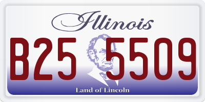 IL license plate B255509