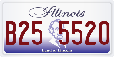 IL license plate B255520