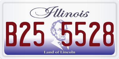 IL license plate B255528