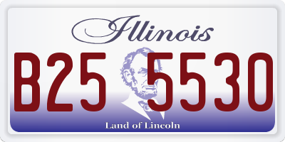 IL license plate B255530