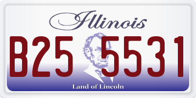 IL license plate B255531