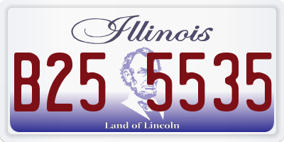 IL license plate B255535