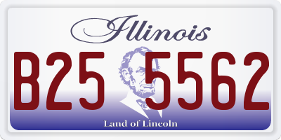 IL license plate B255562