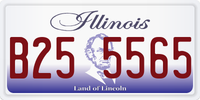 IL license plate B255565