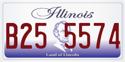 IL license plate B255574