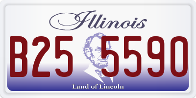IL license plate B255590