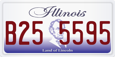 IL license plate B255595