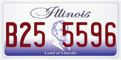 IL license plate B255596