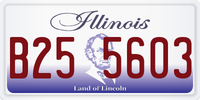 IL license plate B255603