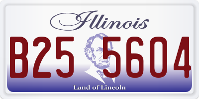 IL license plate B255604
