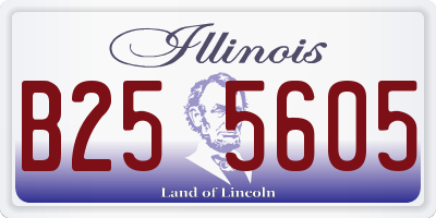 IL license plate B255605