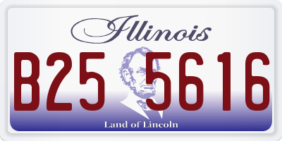 IL license plate B255616