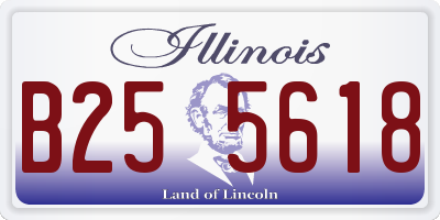 IL license plate B255618