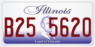 IL license plate B255620