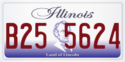 IL license plate B255624