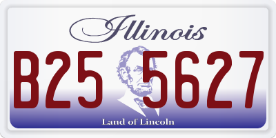 IL license plate B255627