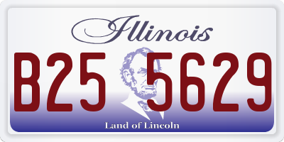IL license plate B255629