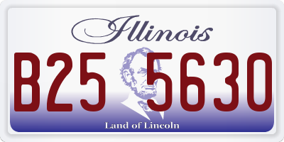 IL license plate B255630