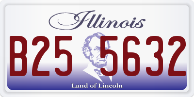 IL license plate B255632