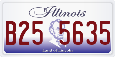 IL license plate B255635