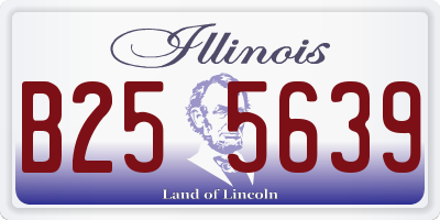 IL license plate B255639
