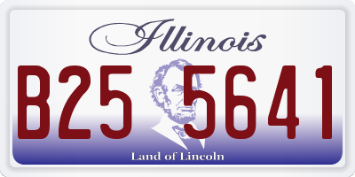 IL license plate B255641