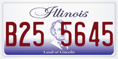 IL license plate B255645