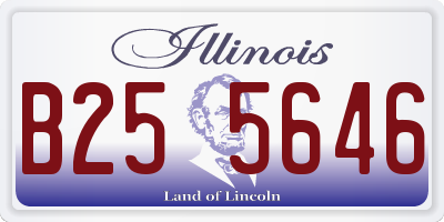 IL license plate B255646