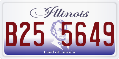 IL license plate B255649