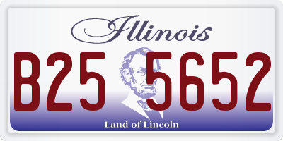 IL license plate B255652