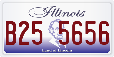 IL license plate B255656