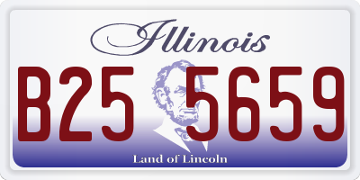 IL license plate B255659