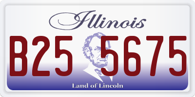 IL license plate B255675