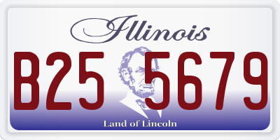 IL license plate B255679