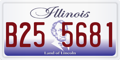 IL license plate B255681