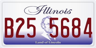IL license plate B255684