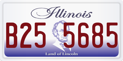 IL license plate B255685