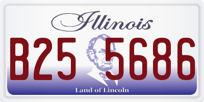 IL license plate B255686