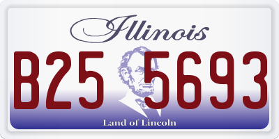 IL license plate B255693