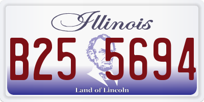 IL license plate B255694
