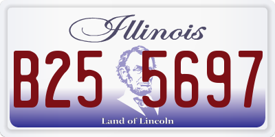 IL license plate B255697