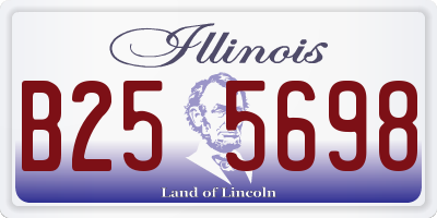 IL license plate B255698
