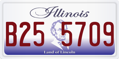 IL license plate B255709