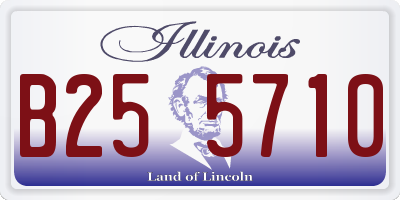 IL license plate B255710