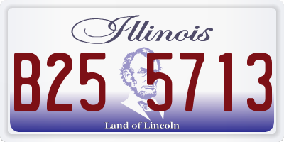 IL license plate B255713